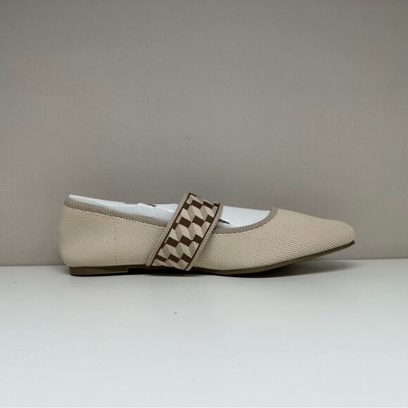 NWOB | MIA | Madeleine Ballerina Flats | Cream | Size 6 M US - Picture 4 of 14